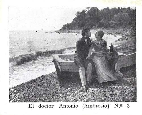 Fernanda Negri Pouget and Hamilton Revelle in Il dottor Antonio (1914)