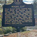 Boone Gap Rockcastle/Madison County line, US 25 south of Berea, Kentucky

&lt;a href=&quot;https://history.ky.gov/markers/boone-gap&quot; rel=&quot;noreferrer nofollow&quot;&gt;history.ky.gov/markers/boone-gap&lt;/a&gt;