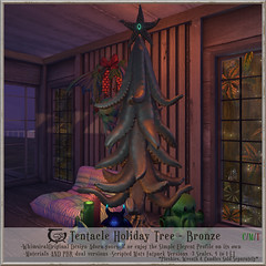 Tentacle Holiday Tree Bronze