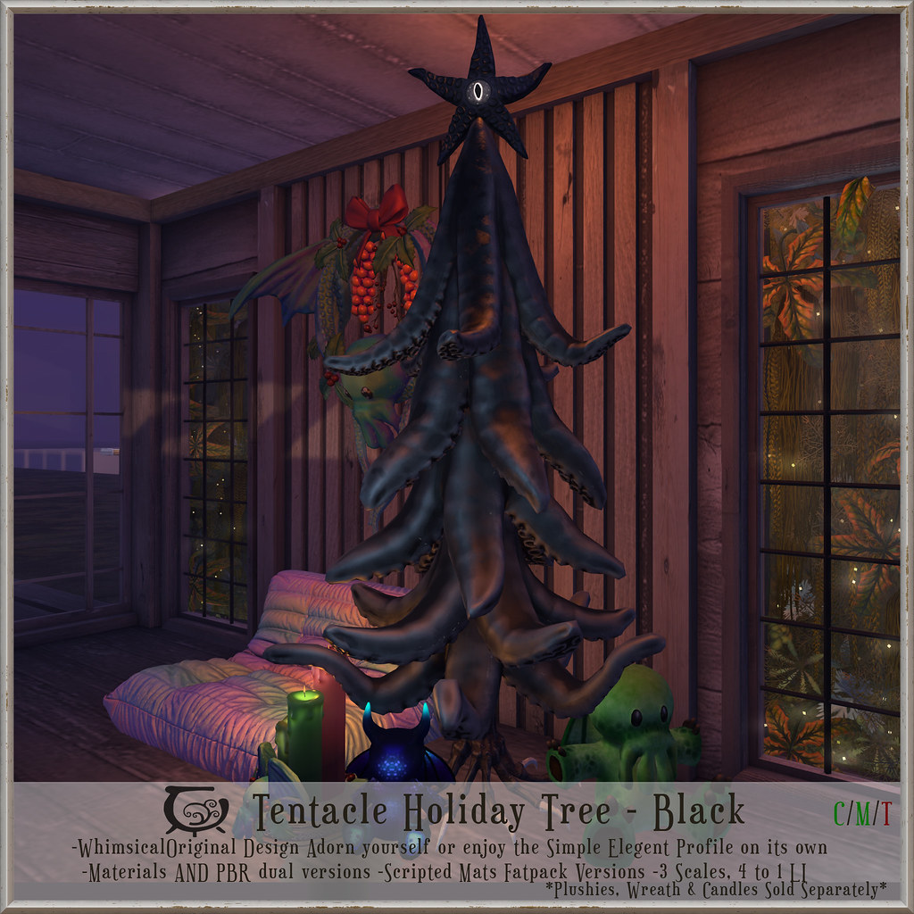 Tentacle Holiday Tree Black