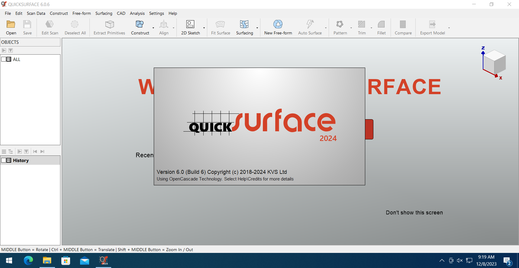Working with QuickSurface 2024 v6.0.6 full license
