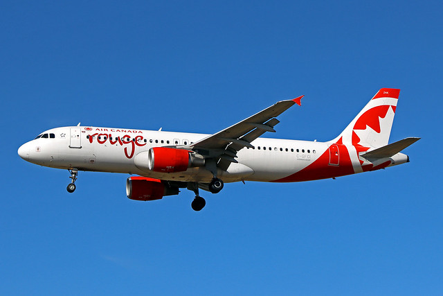 Air Canada Rouge Airbus A320-214 C-GFCI YYZ 22-10-23
