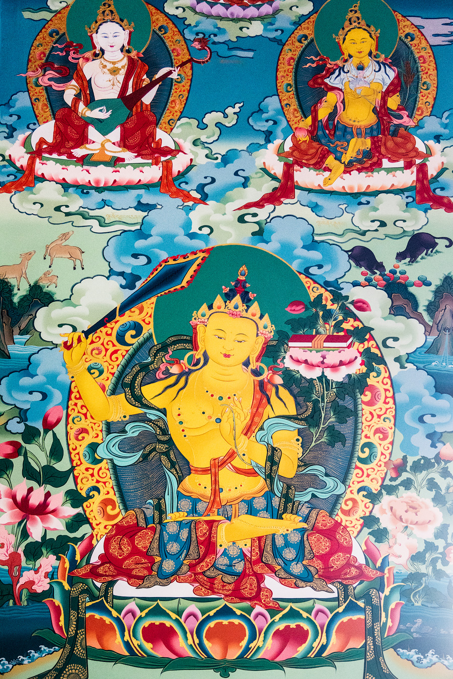 Манджушри - бодхисаттва высшей мудрости