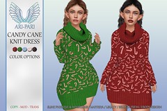 [Ari-Pari] Candy Cane Knit Dress