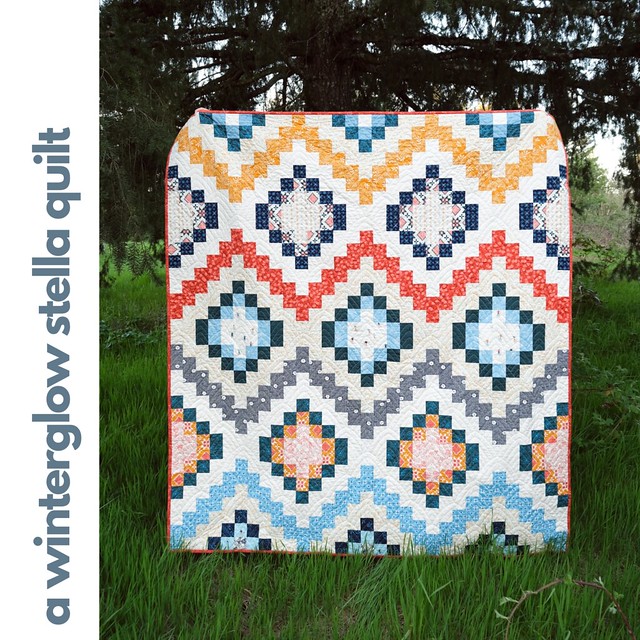 a winterglow stella quilt - kitchen table quilting