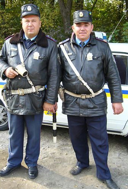 Traffic police officers, Ukraine