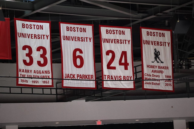 Boston - BU: Agganis Arena - Retired Numbers