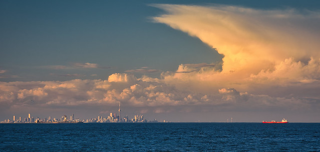 Toronto on the horizon