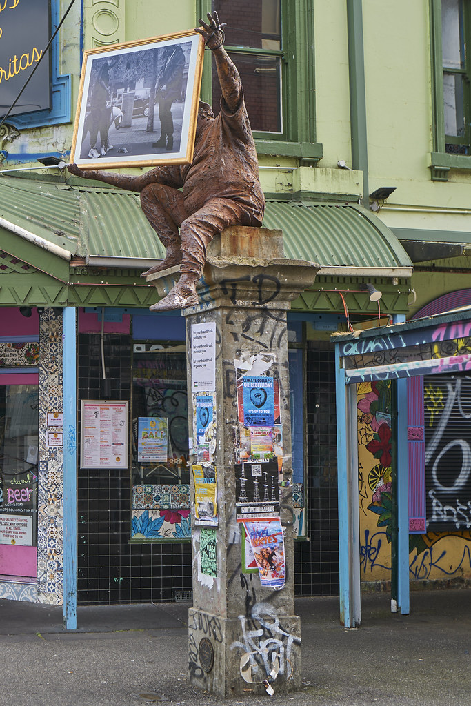 Adrian Rawlins Statue | A tribute to local poet and music jo… | Flickr