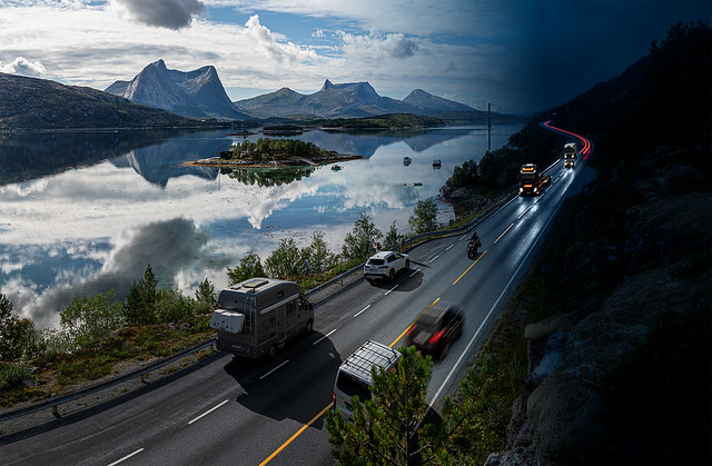 Timelapse Efjorden, Norway, August 2023
