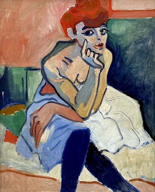 La femme en chemise (1905), painting by André Derain