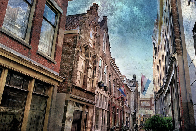 Dordrecht, Zuid-Holland. Inner city.