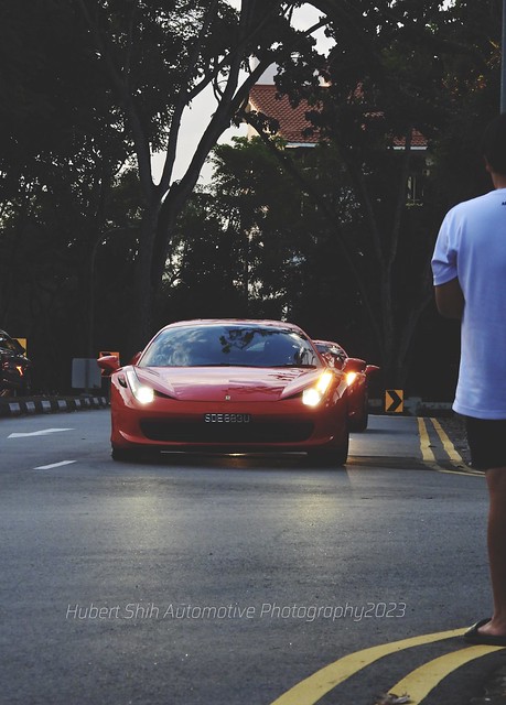 Ferrari 458 Italia, Orange Grove Rd, Singapore