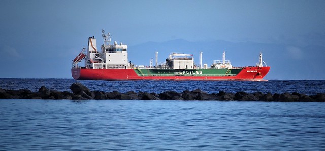 Tanker vor Santa Cruz de Tenerife...