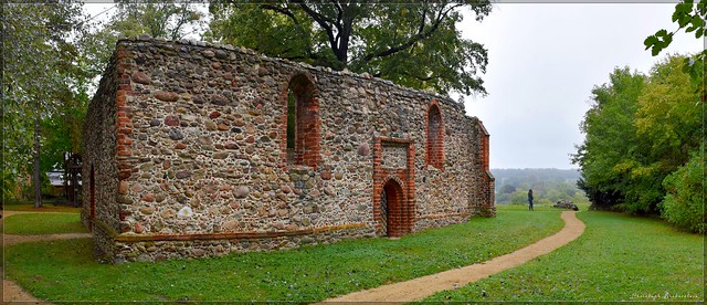 Ruine der Berg'schen Kirche in Bad Muskau (Mužakow)