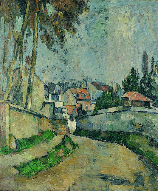 Maisons au bord d'une route II (P Cézanne - R 487)