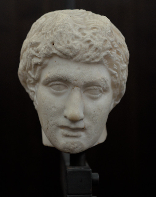 Roman marble head of Pan in the Vatican