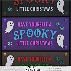 [Kres] Spooky Xmas Sign