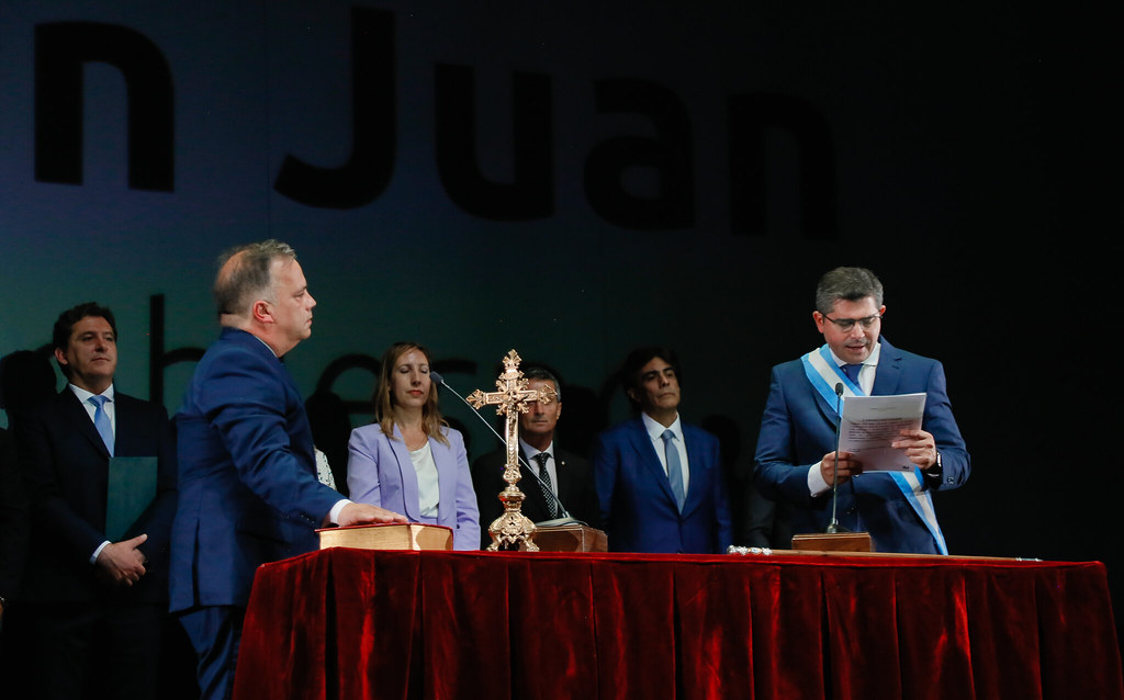 Marcelo Orrego asumió como gobernador de la provincia de San Juan