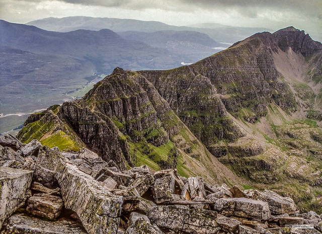 Grandeur of the Liathach Ridge above Glen Torridon, Wester Ross, Scotland.