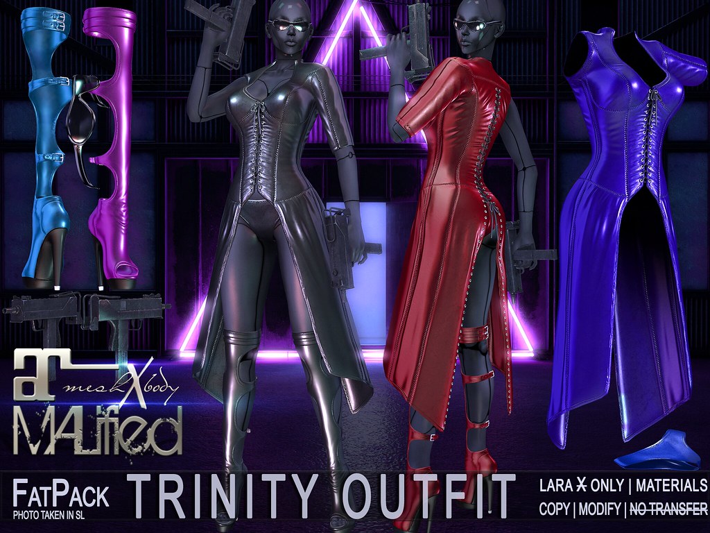MALified – Trinity Outfits – LaraX – FATPACK