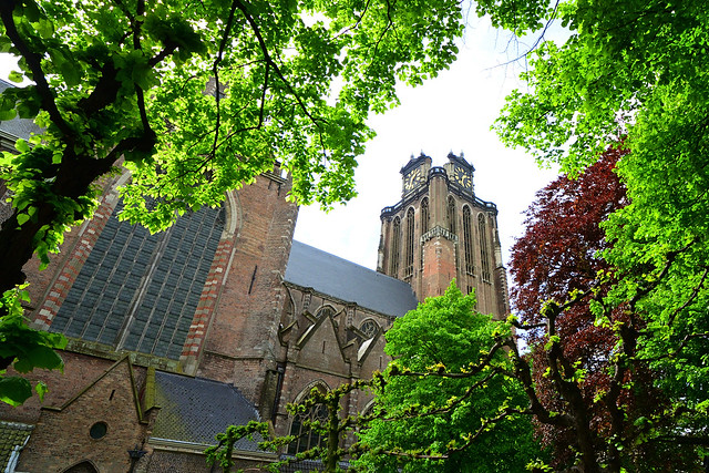 Grote kerk, Dordrecht, Zuid Holland.
