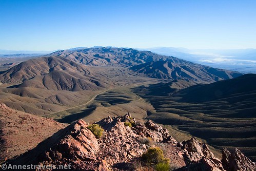 Views south from Daylight Peak, Death Valley National Park, California