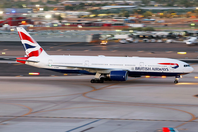 British Airways | Boeing 777-200ER | G-YMMH | Phoenix Sky Harbor