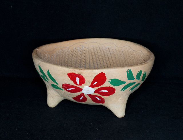 Pottery Mexican Nahua Guerrero grater bowl