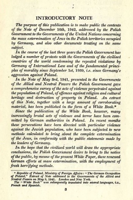 Raczyński's note of 10th December 1942