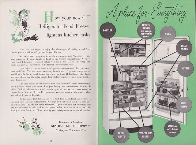 1957 GE Refrigerator manual