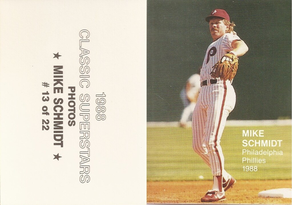 1988 Classic Superstars Photos - Schmidt, Mike