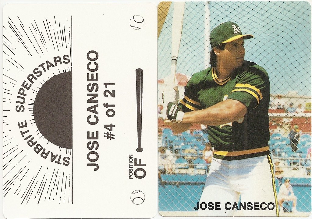 1989 Starbrite Superstars - Canseco, Jose 4