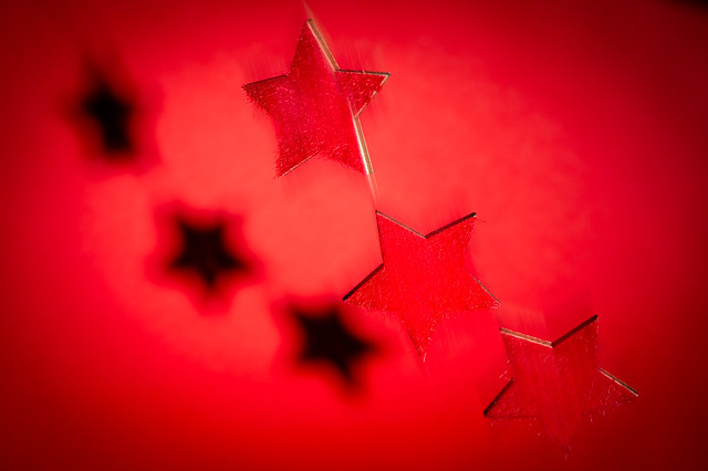 Little red falling stars in a red world - My entry for todays 