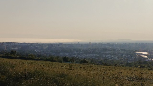 Bus View of Brighton Sea Fog