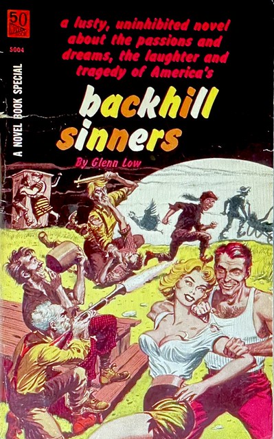 1960 Backhill Sinners Vintage Hillbilly Sleaze Paperback