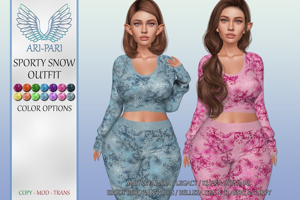 [Ari-Pari] Sporty Snow Outfit