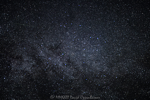Milky Way Close Up over Craggy Pinnacle on the Blue Ridge Parkway during Perseid Meteor Shower