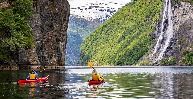 Norvége, le Fjord de Geiranger avec le Costa Pacifica