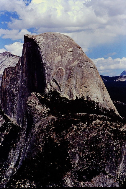 A Study of Yosemite's Half Dome from near Washington Column