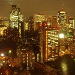 gorgeous night view from tokyo tower in Tokyo, Japan 
