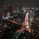 gorgeous night view from tokyo tower in Tokyo, Japan 