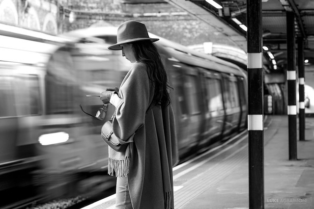 Hat Lady Black and White - Sloane Square
