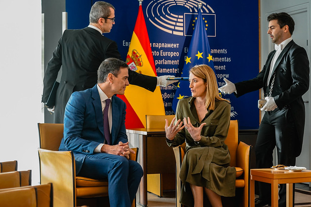 Debate with Pedro Sánchez on Spanish Council Presidency