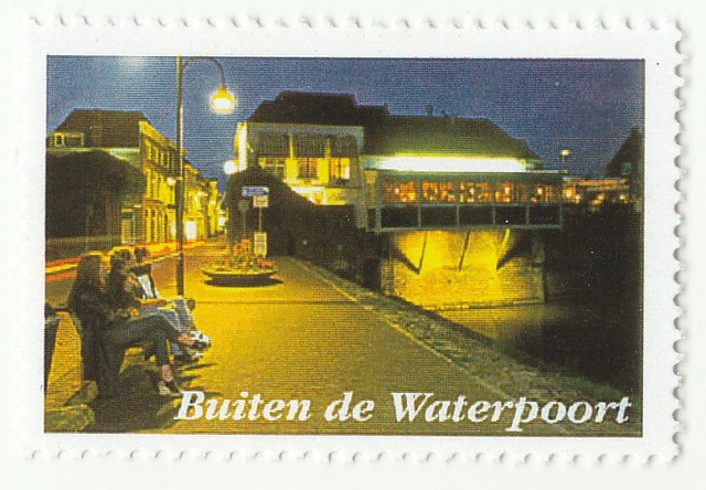 Postzegel - Gorinchem - Buiten de Waterpoort