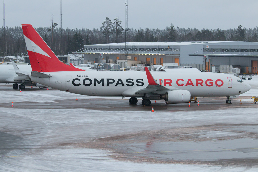 Compass Cargo Airlines Boeing 737-86N(SF) LZ-CXB 231213 ARN