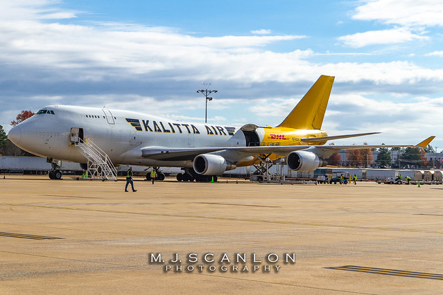 N743CK Kalitta Air/DHL | Boeing 747-446(BCF) | Memphis International Airport