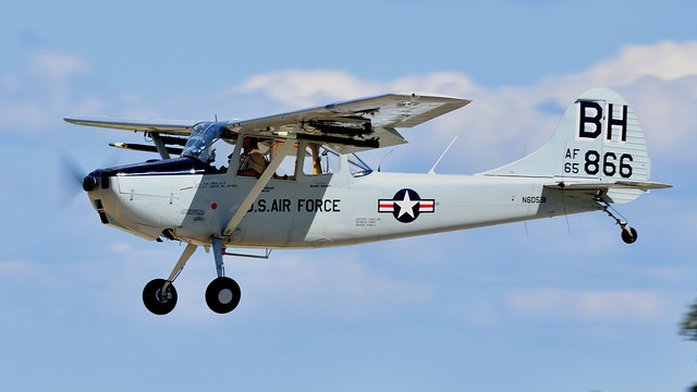 Cessna 305F Bird Dog N60591 Aircraft in the colours of the USAF