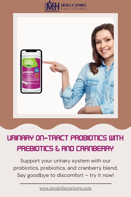 urinary on-tract probiotics with prebiotics & and cranberry - 1