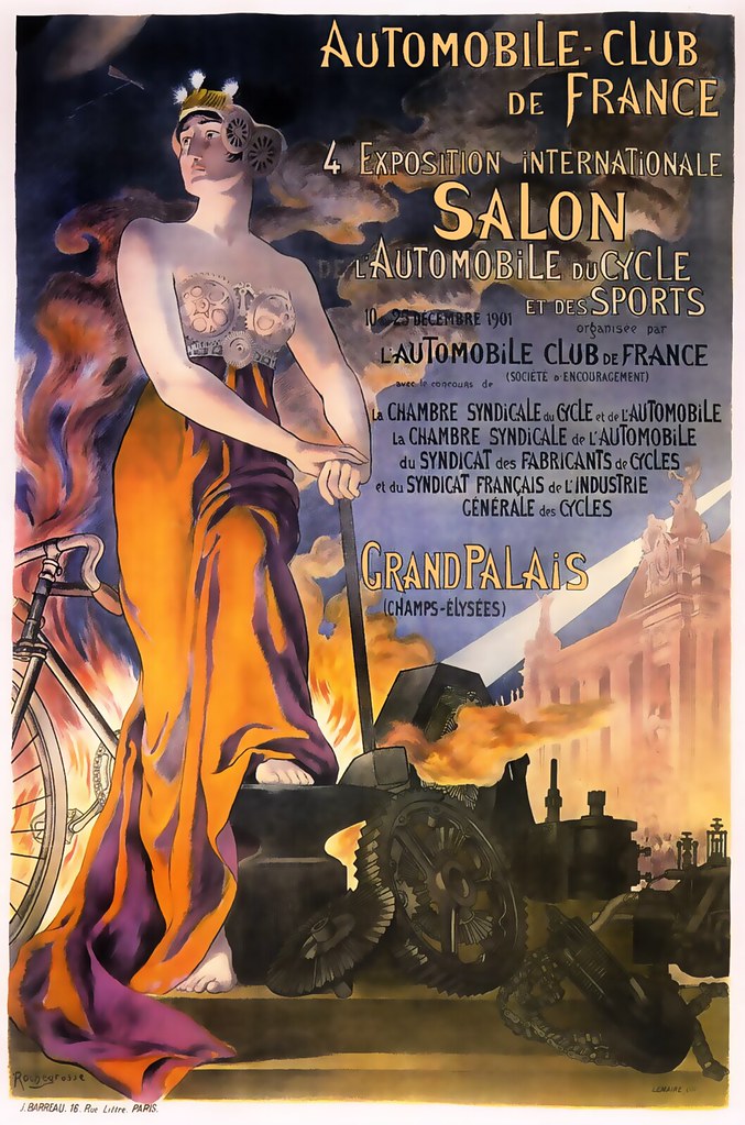 ROCHEGROSSE, Georges. Automobile-Club de France, 4 Exposition Internationale, Salon de l'Automobile, 1901.